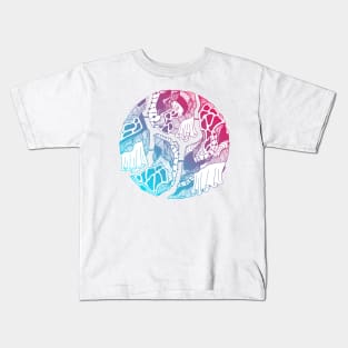 Dual Color Circle of Connection Kids T-Shirt